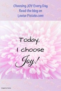 Today, I choose joy!